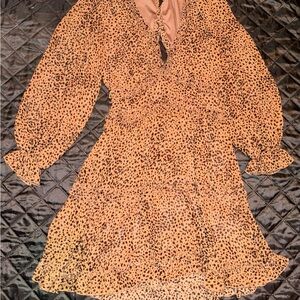Leopard Print Women's Dress